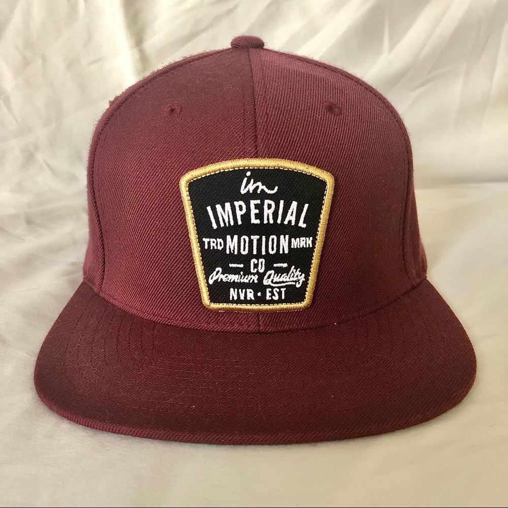 🧢 Imperial Motion Burgundy SnapBack